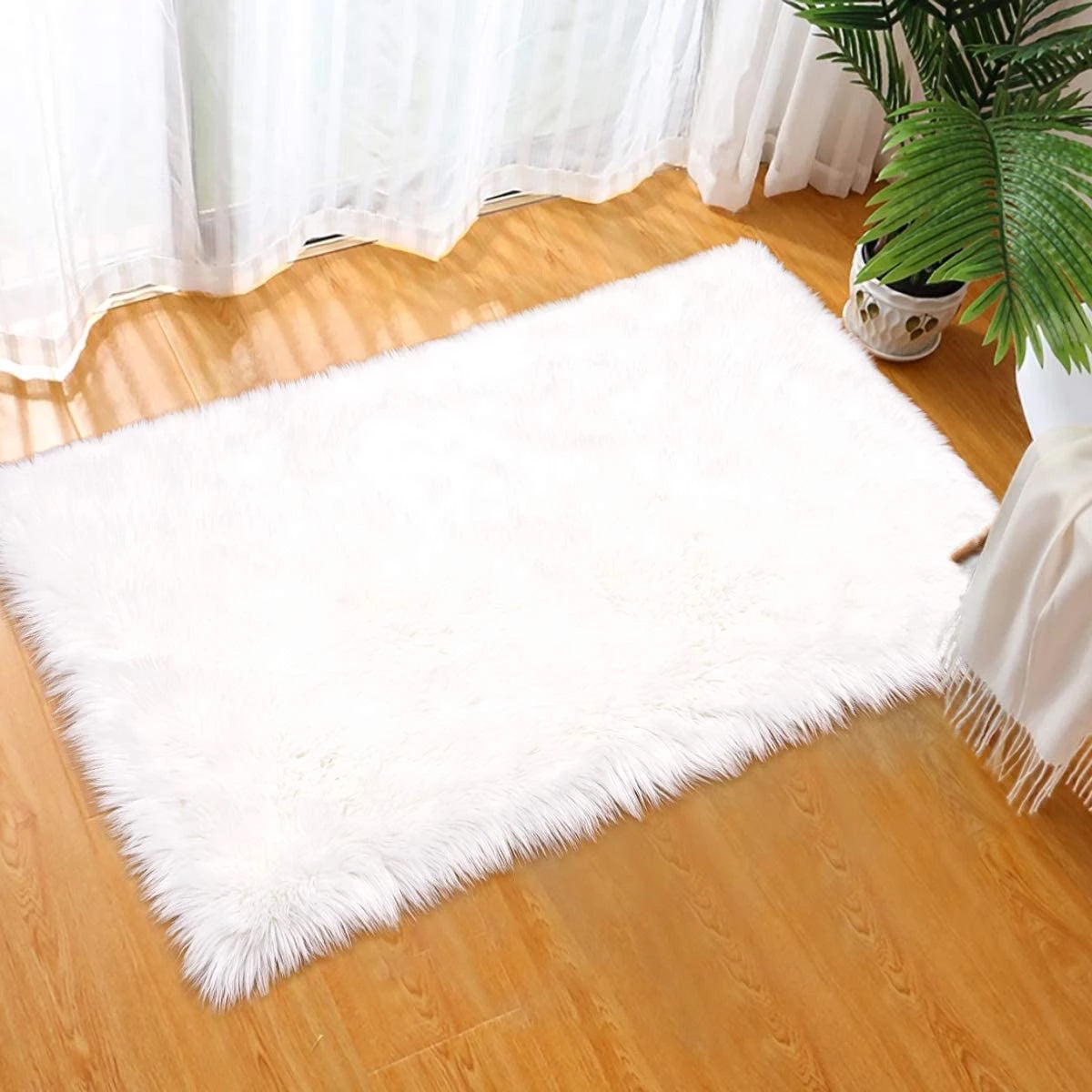 Alfombra Peluda rectangular