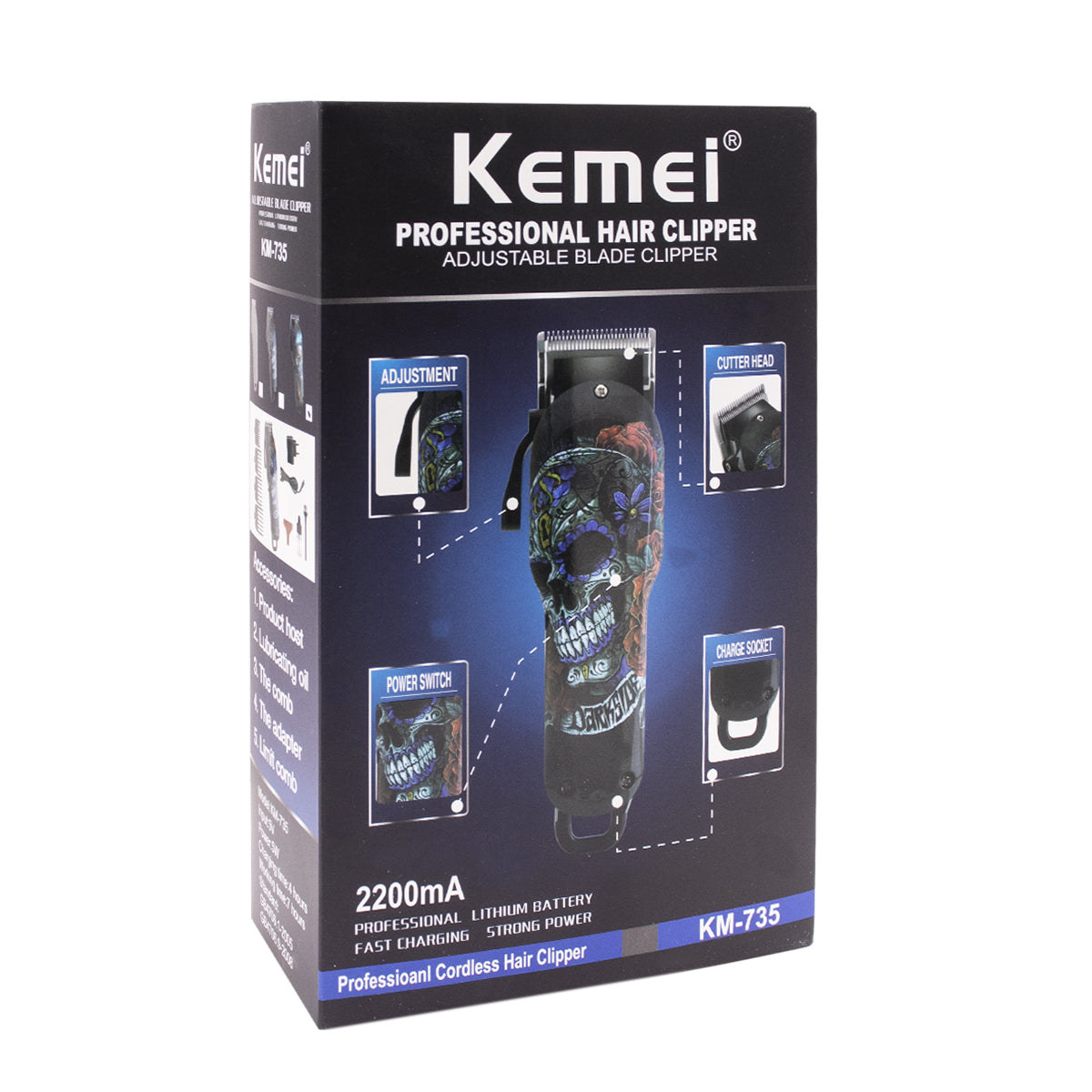 Corta pelo inalámbrica Kemei