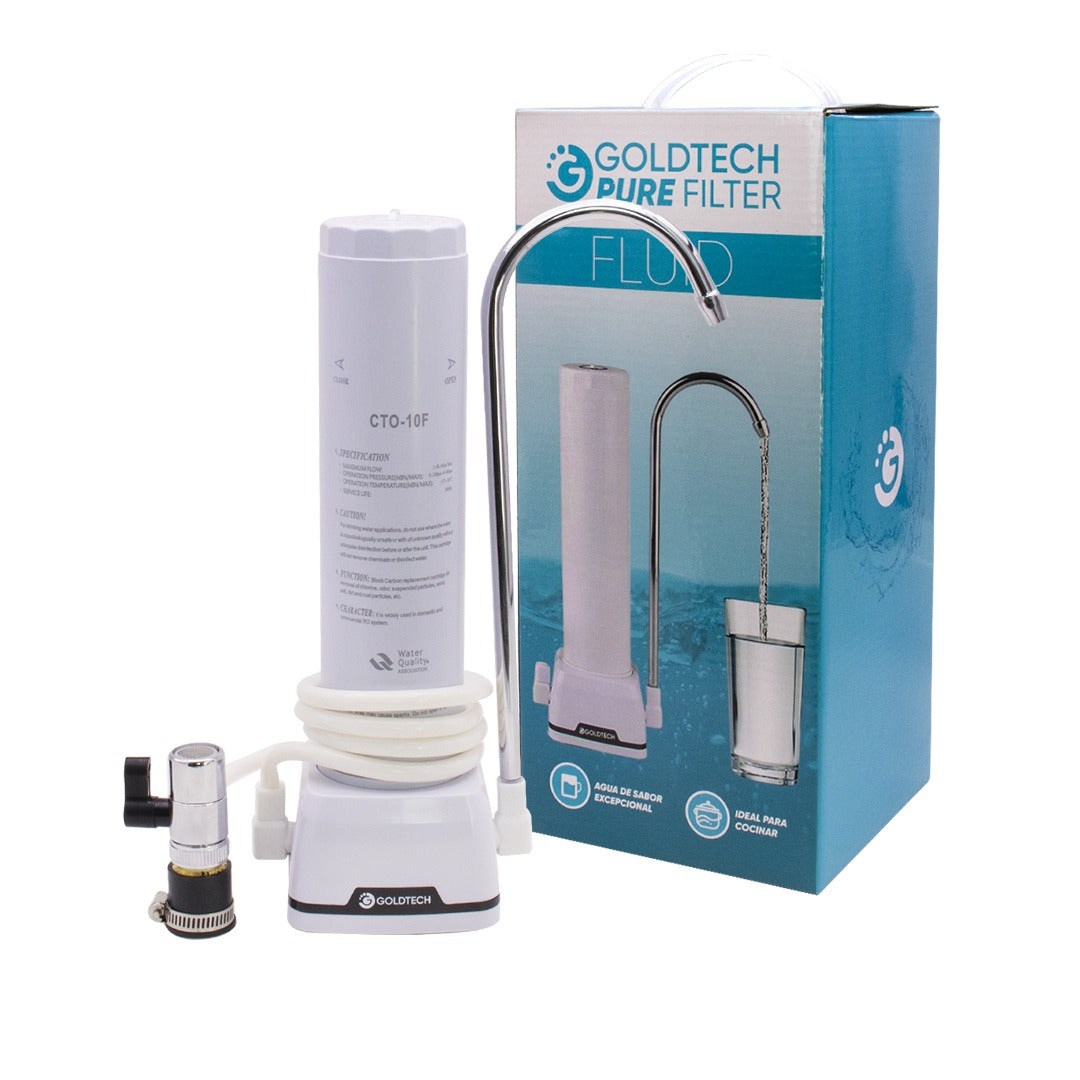 Filtro de agua Goldtech + repuesto