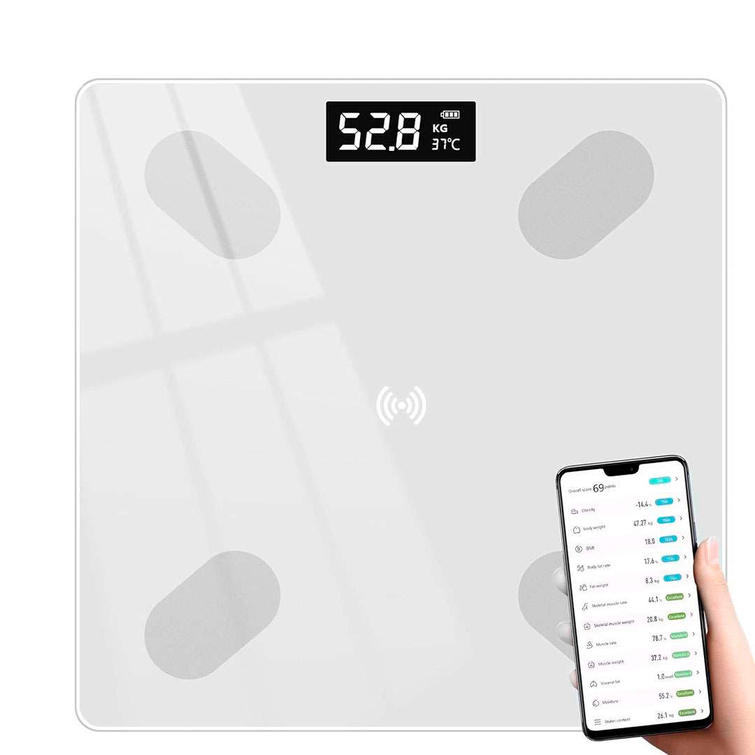 Balanza corporal digital con Bluetooth