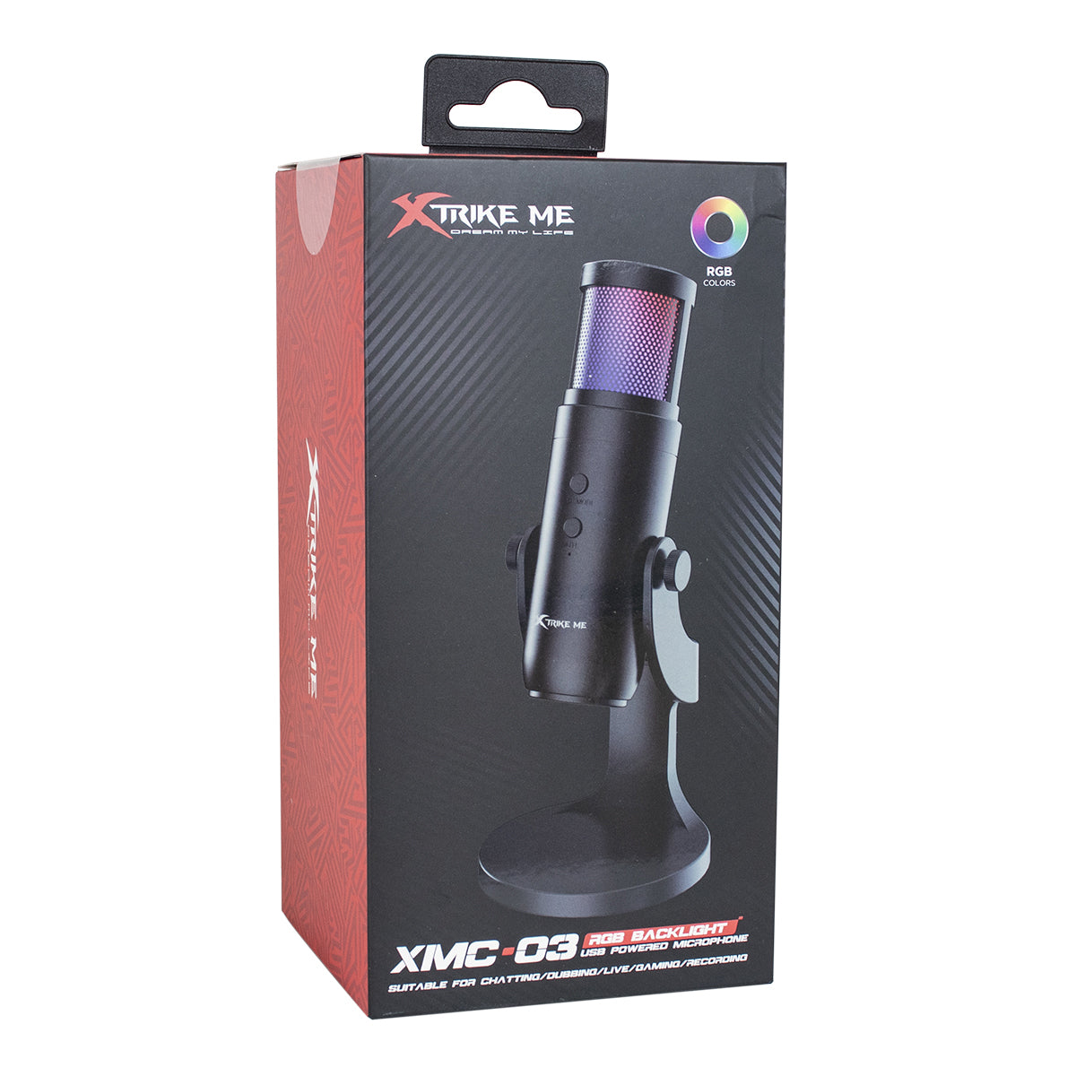 MICROFONO XTRIKE ME XMC-03 USB RGB BASE