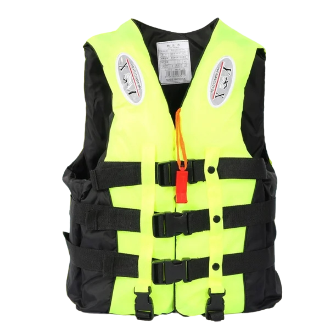 Chaleco salva vidas amarillo XXL