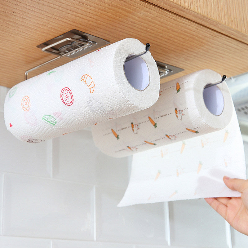 Portarrollo adhesivo para cocina