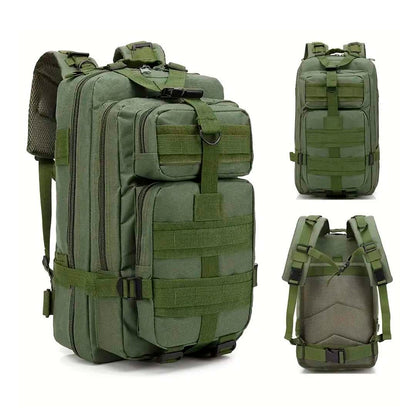 Mochila con compartimientos estilo camping