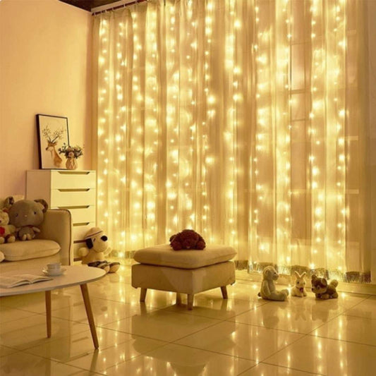 Cortina de luz Led calida