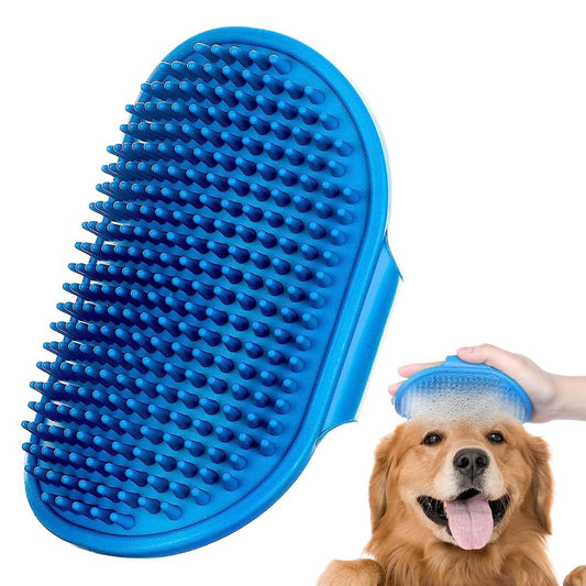 Cepillo manopla silicona para mascota