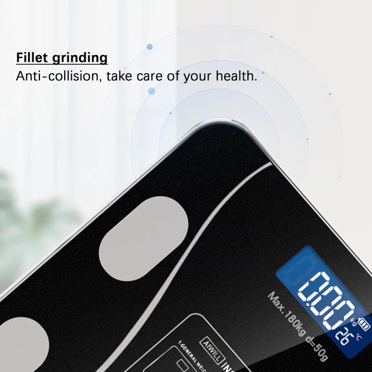 Balanza corporal digital con Bluetooth