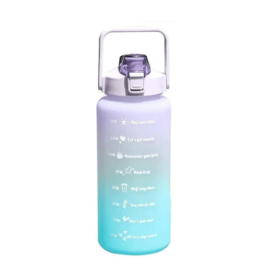 Botella de agua motivacional 2L