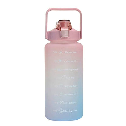 Botella de agua motivacional 2L
