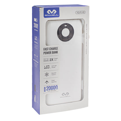 Power bank 20.000 mAh Miccell P141