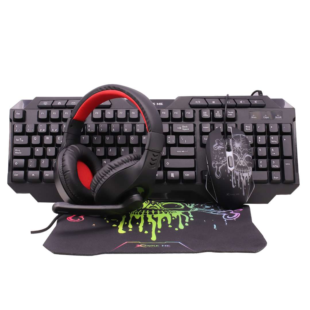 Combo Gamer 4 en 1 Xtrike Me CMX-415