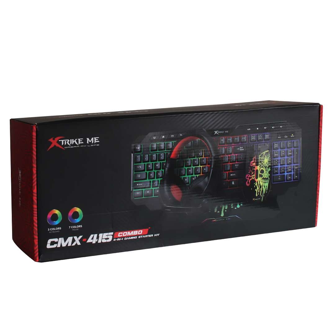 Combo Gamer 4 en 1 Xtrike Me CMX-415